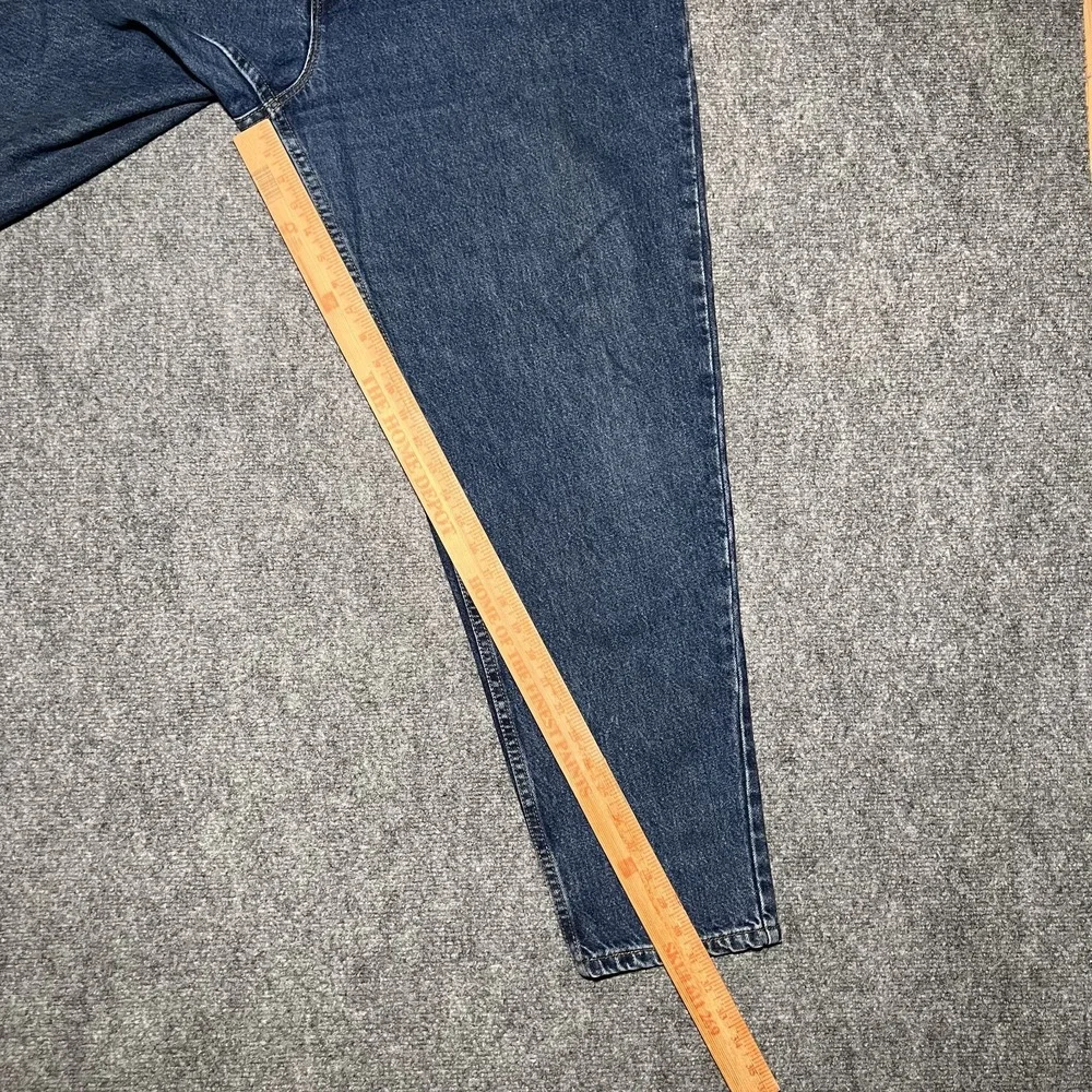 VTG Levis 550 Jeans Womens 22W Relaxed Fit Tapered Leg Made USA 99' Dark Wash‎